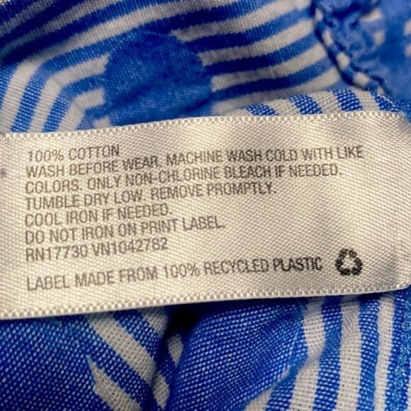 Genuine Kids by OshKosh 4T Blue Polka Dot Cutout Bowback Cottagecore Sundress - Picture 6 of 8